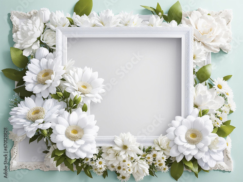 Beautiful flower frame © SR Design