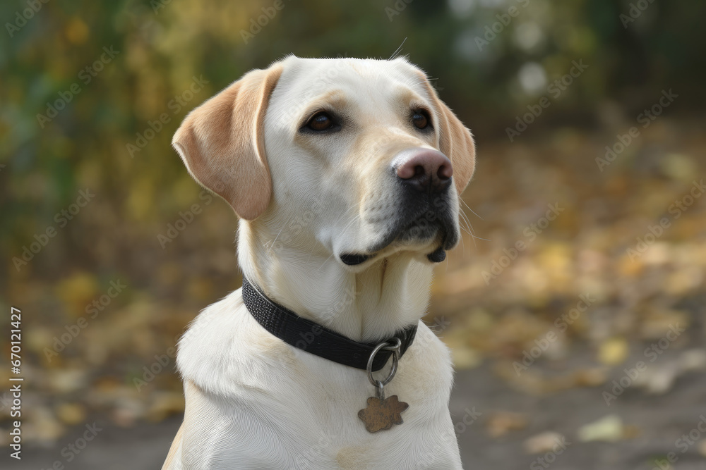 Golden retriever portrait - Generative AI Golden retriever portrait - Generative AI