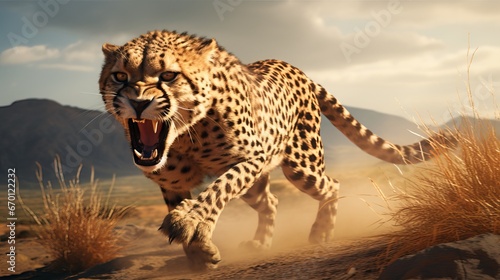 The Graceful Cheetah: Capturing the Speed and Elegance of Africa's Swift Predator