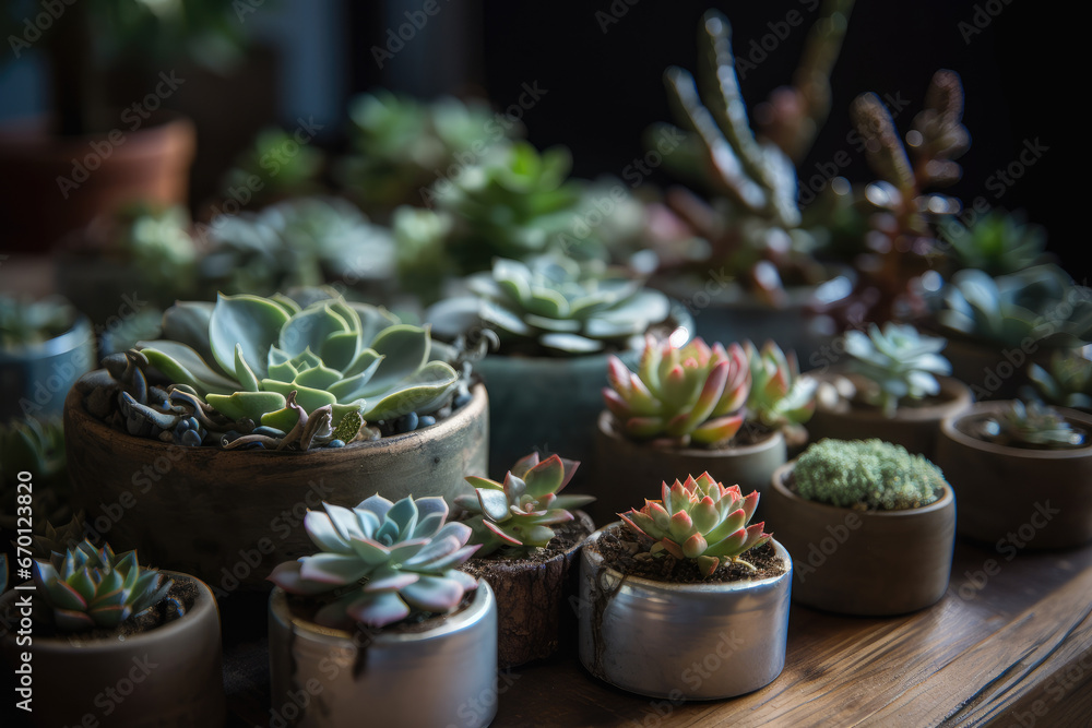 Succulent plants - Generative AI Succulent plants - Generative AI