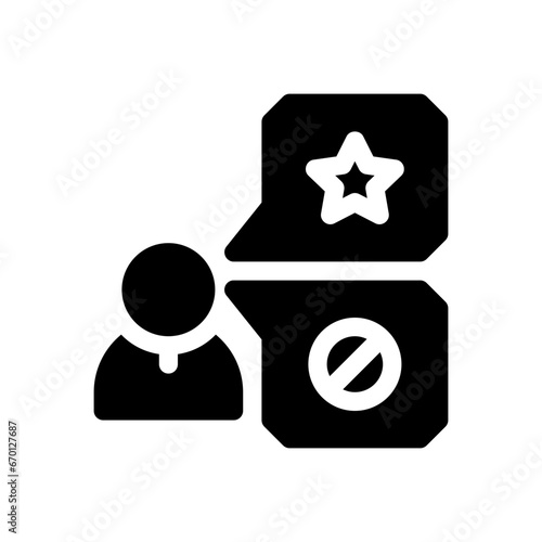 answers glyph icon