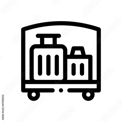 baggage line icon