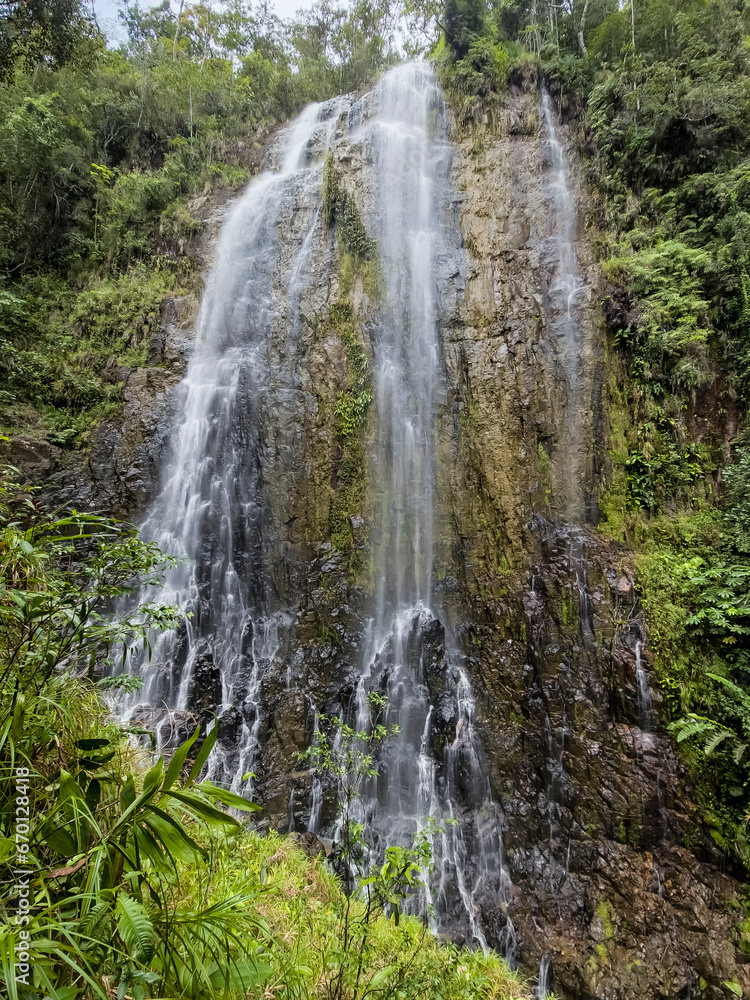 Fototapeta premium Montañas de Panamá, recurso hídrico, fauna y flora importante 