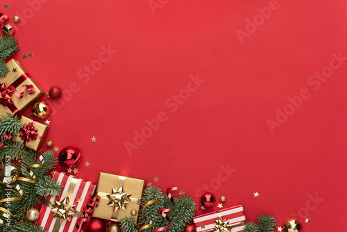 Red Christmas Background