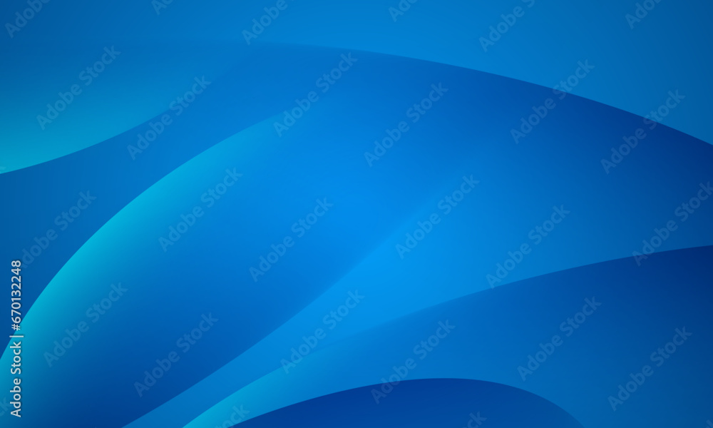 Abstract blue gradient vector background. Dynamic shapes composition. Vector illustration	