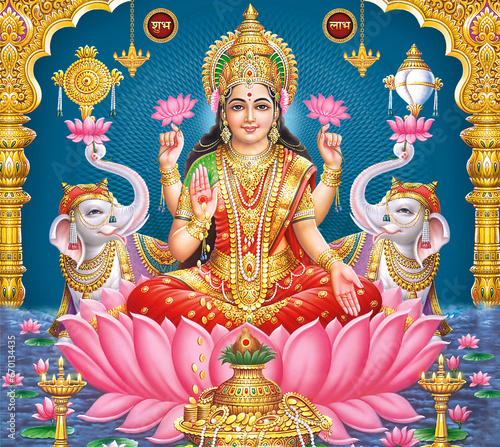 Ashta Lakshmi Goddess Gajalakshmi Sri, goddess laxmi, label, prayer,  divinity png | PNGWing