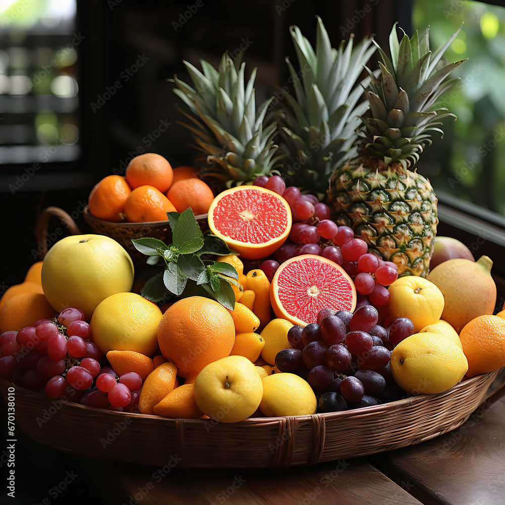 fruits on the table