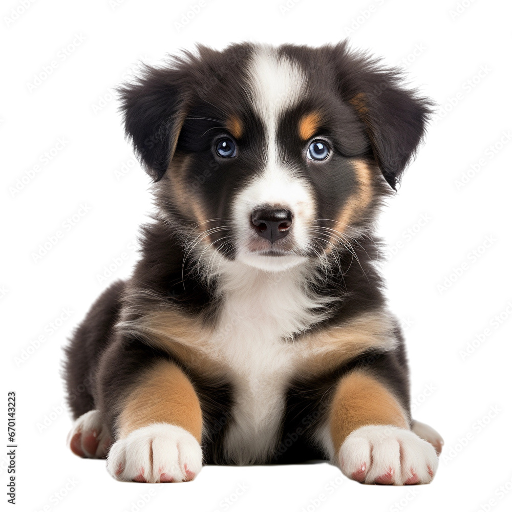 Puppy playing / motion isolated on transparent background Puppy playing / motion isolated on transparent background
