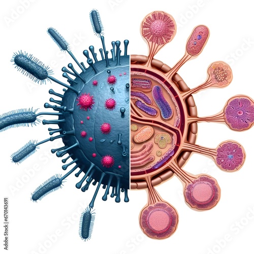 virus and antigen structure photo