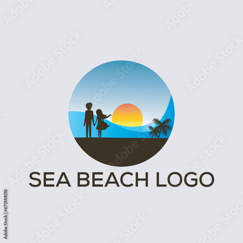 Sea Beach logo (ID: 670144018)