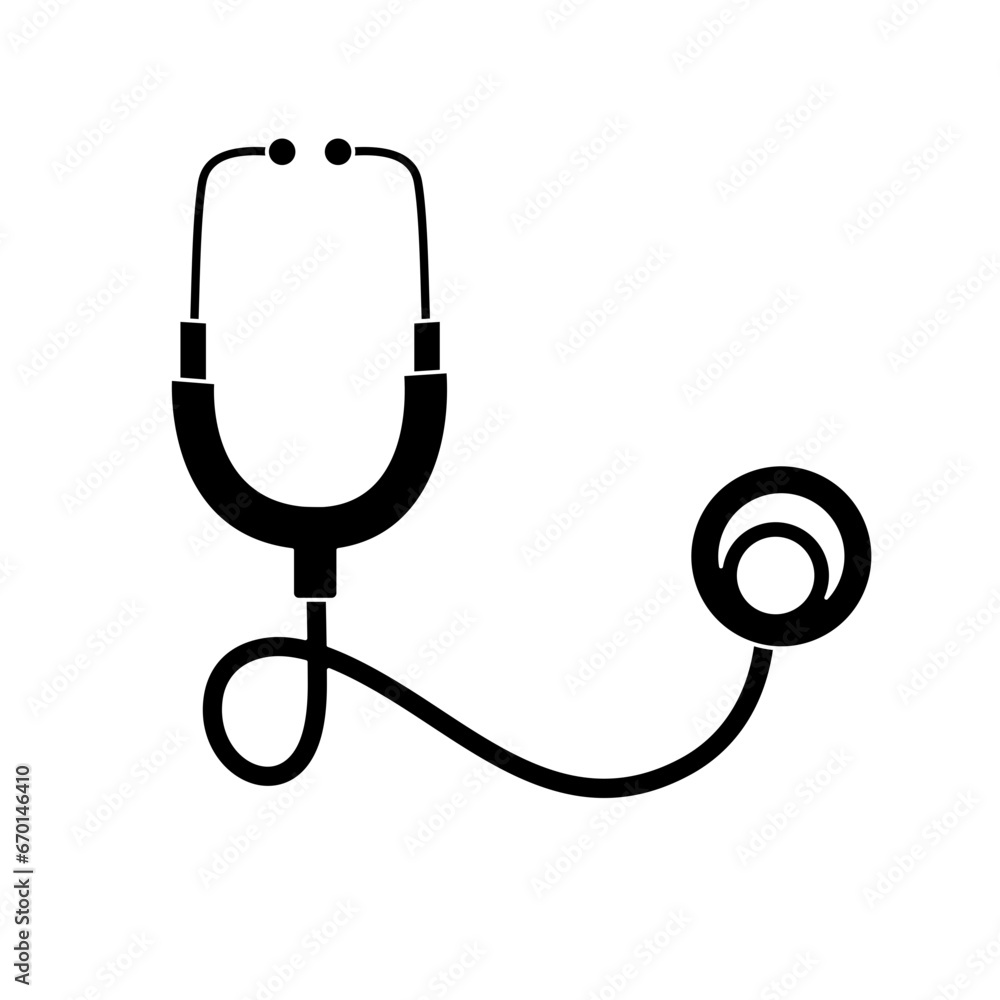 Vector stethoscope Icon Illustration Vector stethoscope Icon Illustration