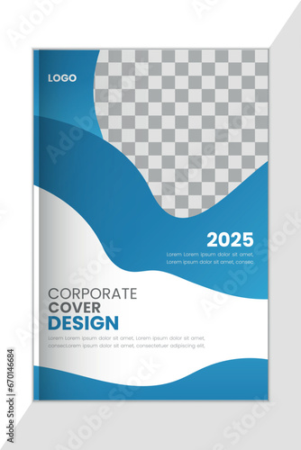 Modern Business  book caver design template, Profile cover design for corporate business