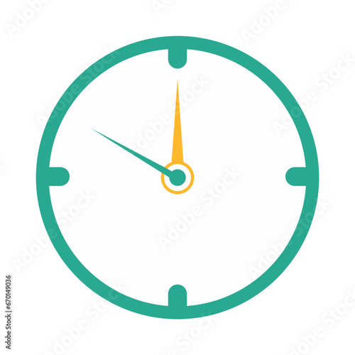 Free Download flat clock watch vector  - GFXLoad
