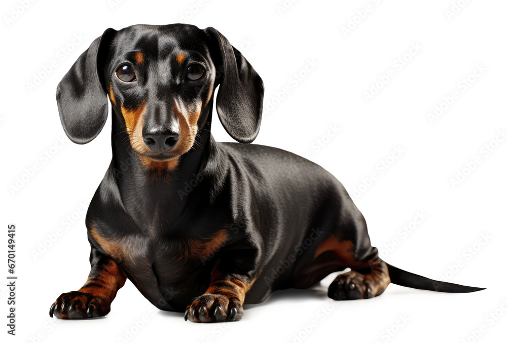 dachshund dog, isolated