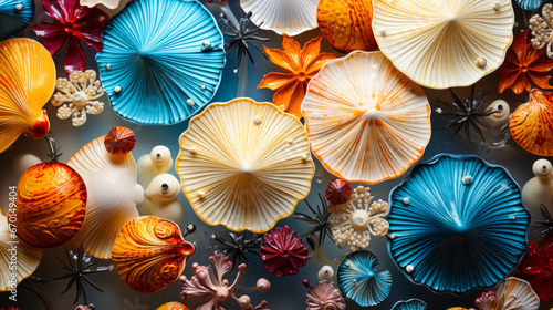 Virtual Beachcombing: Detailed Seashells in 3D Render