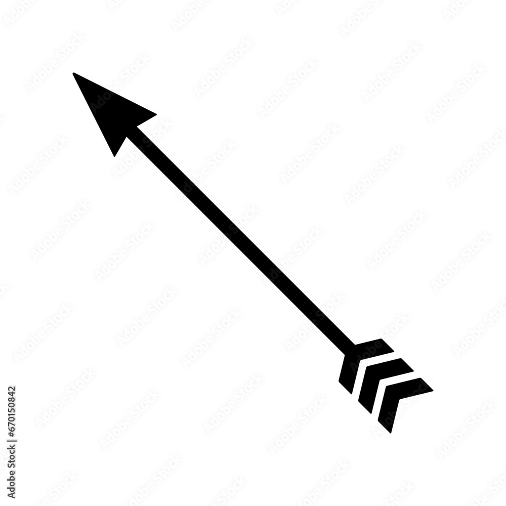 Bow arrow icon. Black silhouette. Front side view. Vector simple flat graphic illustration. Isolated object on a white background. Isolate. Bow arrow icon. Black silhouette. Front side view. Vector simple flat graphic illustration. Isolated object on a white background. Isolate.