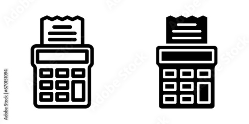 Calculator Icon. symbol for mobile concept and web design. vector illustration