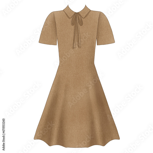 Fashion illustration sketch modeling