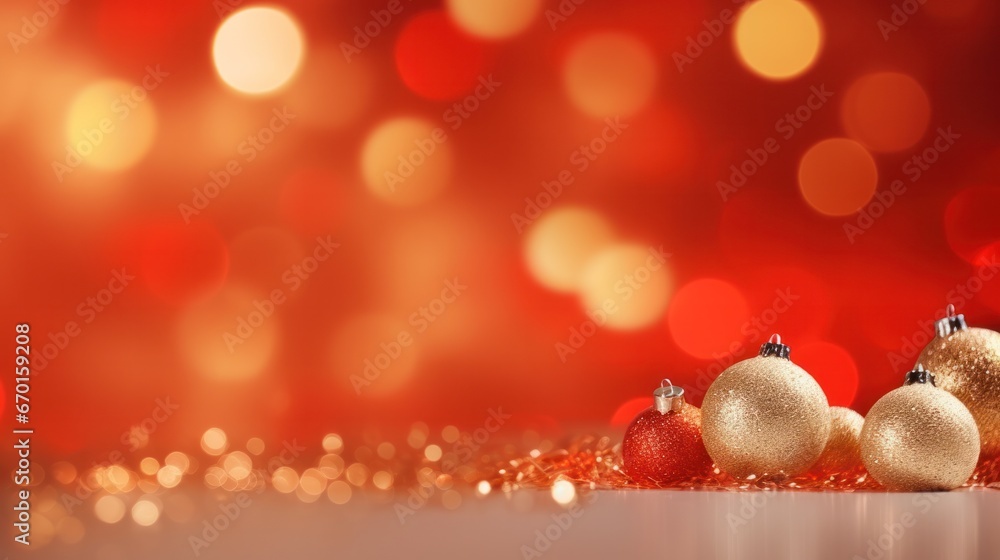Christmas Bokeh Background with Space for Your Message. Christmas Bokeh Background with Space for Your Message.