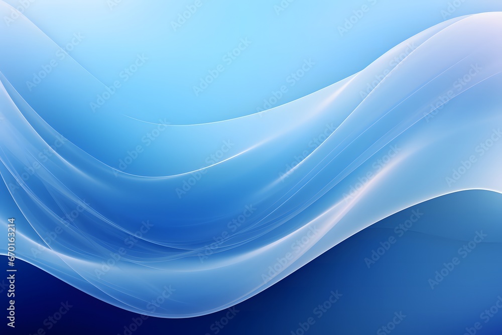 Fototapeta premium beautiful blue wallpaper with a smooth wave wallpaper, 3D digital wave structure of blue colors. blue wave with colorful swirls.. 