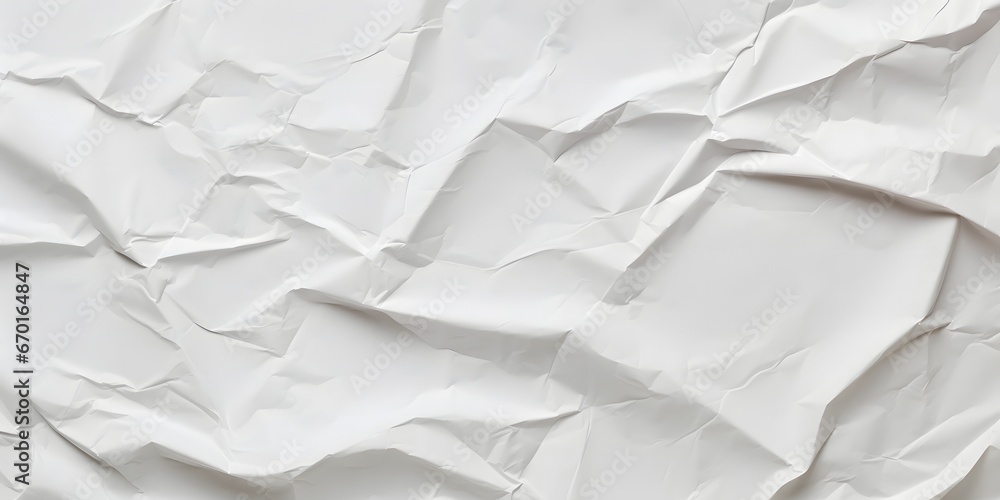 Blank white crumpled and creased paper poster texture background.
Blank white crumpled and creased paper poster texture background.