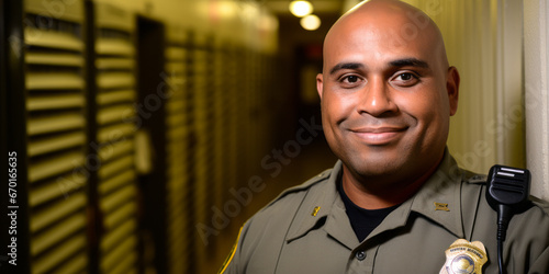 Professional Team of Correctional Officers and Jailer Ensuring Security in Prison