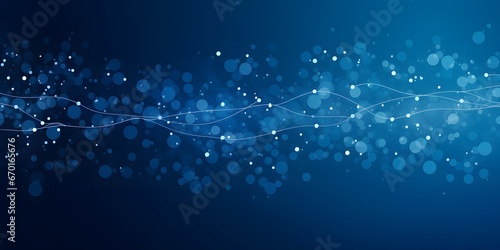Blue social network background.. © Arnik