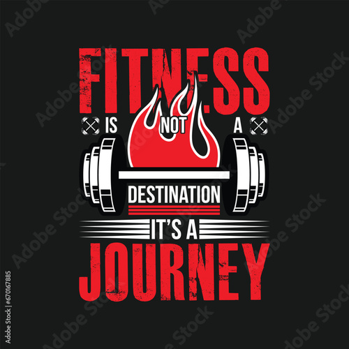 Gym t-shirt design, fitness typography t-shirt design, Crossfit motivational logo flat design, Vector Graphic Design,bodybuilder t-shirt design, Inspiring motivational gym t-shirt design vector.