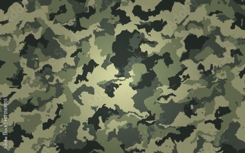 Wallpaper Mural Illustration of an abstract background with a camouflage pattern Torontodigital.ca