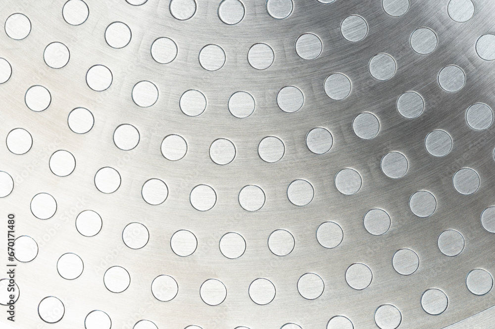 Chrome metal background with circles Chrome metal background with circles