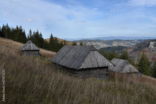 Fototapeta Naklejka Na Ścianę i Meble -  Polana Stoły, Tatry Zachodnie, góry, jesień, panorama, 