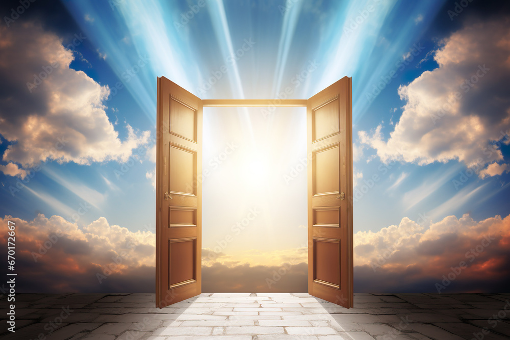 Gateway to the Heavenly Light, open doors to Paradise
