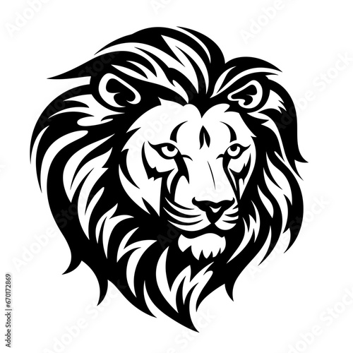 Lion Face  Silhouettes Lion Face SVG logo icon