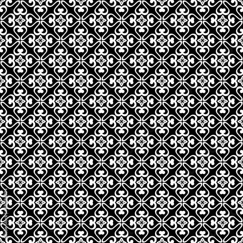 Black seamless abstract pattern. Overlay for background and backdrop. Ornamental design. PNG graphic illustration with transparent background.