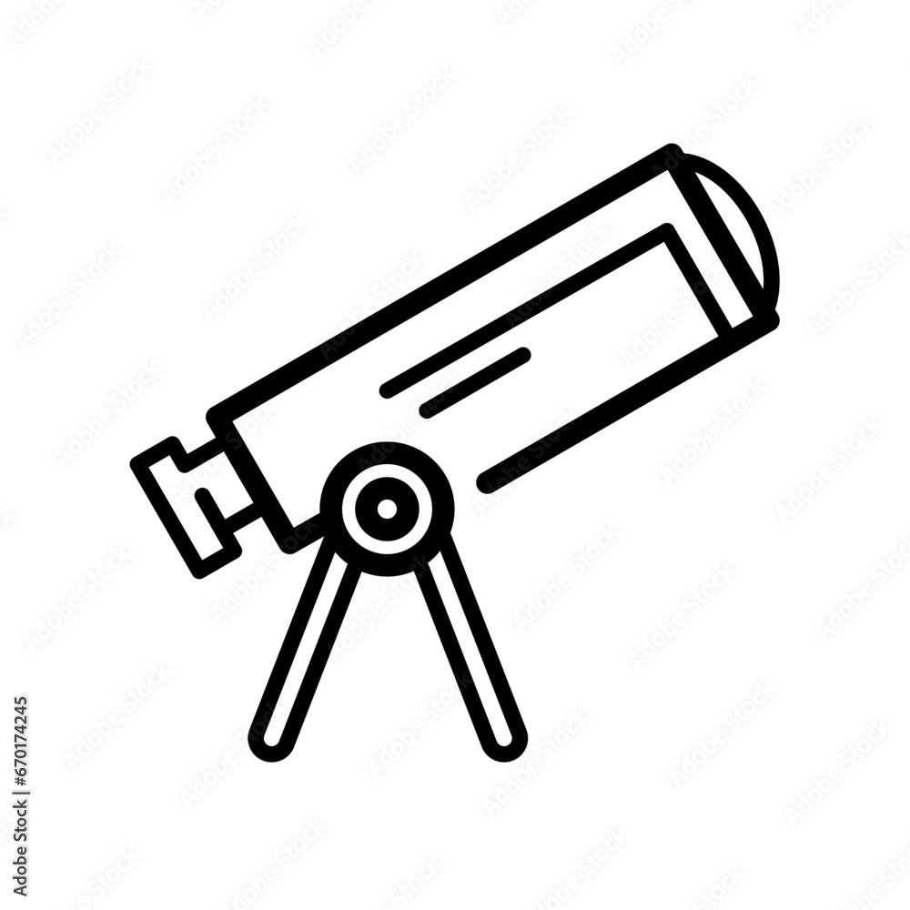 telescope vector icon telescope vector icon
