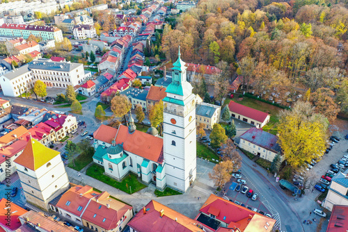 Fototapeta Naklejka Na Ścianę i Meble -  Żywiec, Jezioro Żywieckie, Beskidy