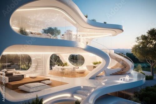 Beautiful House of the future.