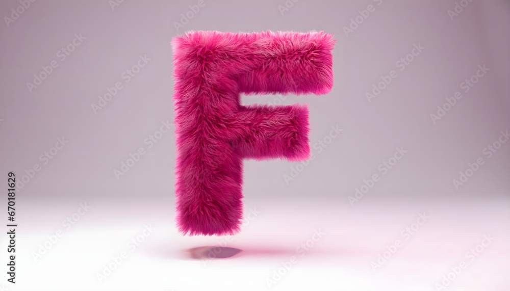 3d alphabet letter F 3d alphabet letter F