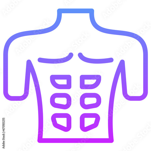 Chest Muscle Icon