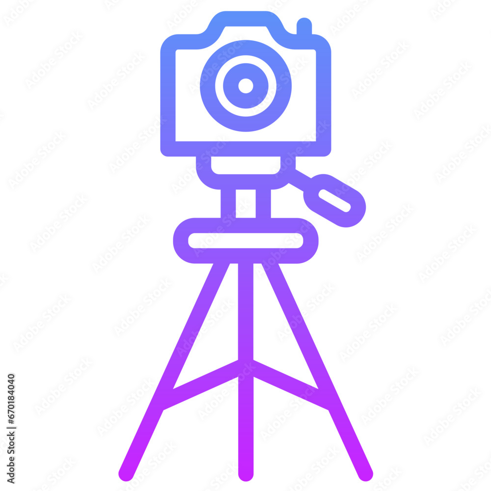 Tripod Camera Icon Tripod Camera Icon