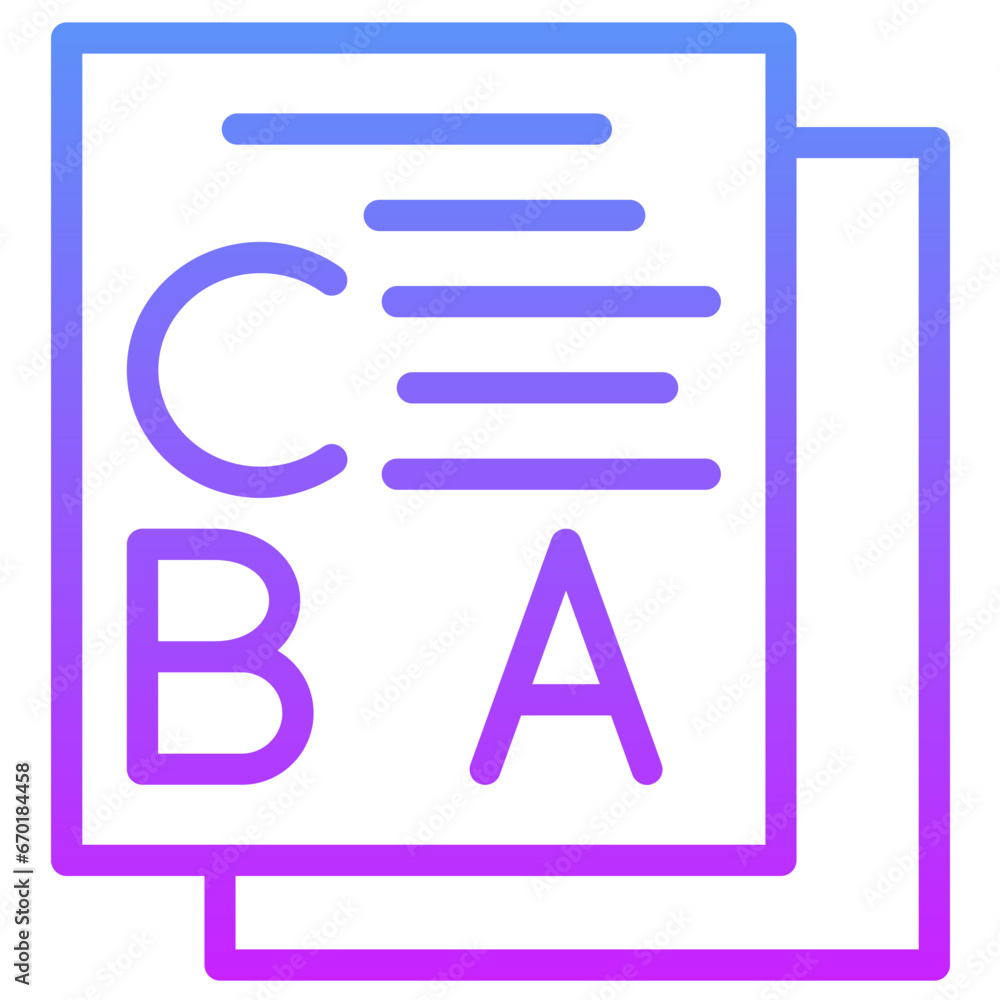 School Letter Icon School Letter Icon