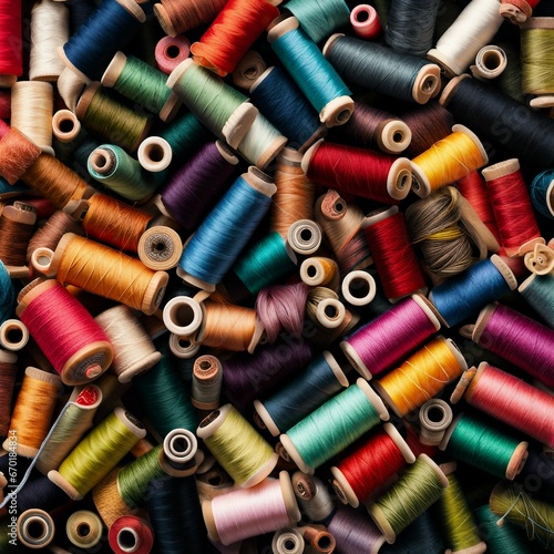 sewing thread illustration background