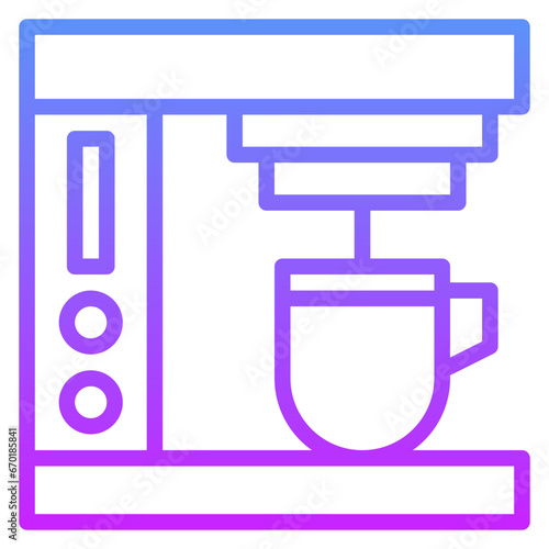 Smart Coffee Machine Icon