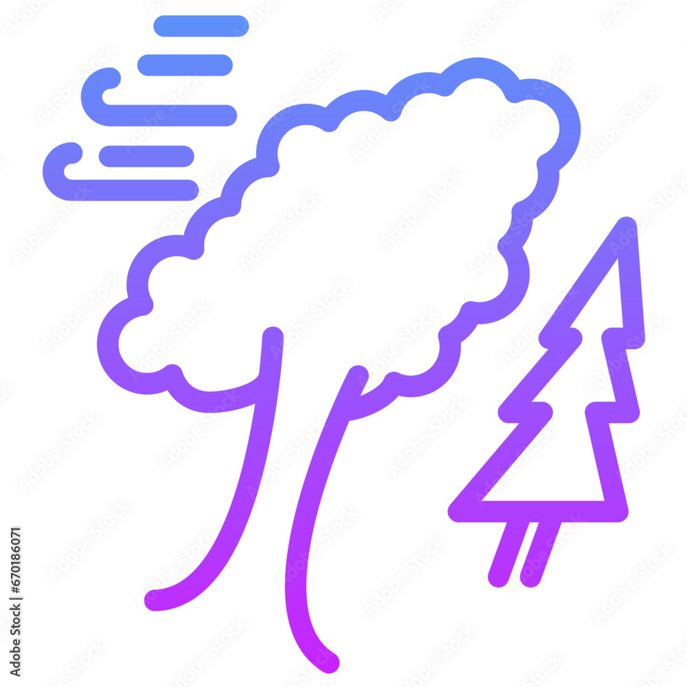 Wind Disaster Icon Wind Disaster Icon