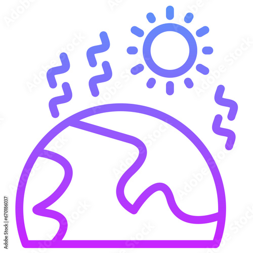 Greenhouse Effect Icon