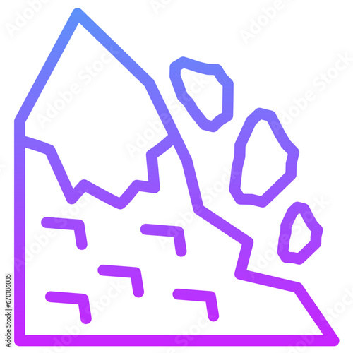Snow Avalanche Icon