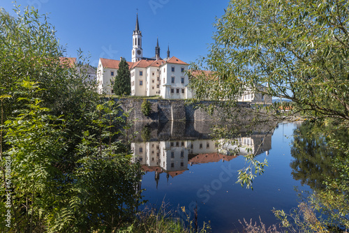 Monastery in Vissy Brod in the Czech Republic. © rijkkaa