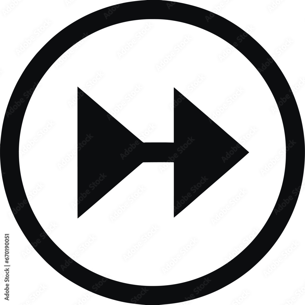 double black right arrow in a circle, vector graphics,icon double black right arrow in a circle, vector graphics,icon