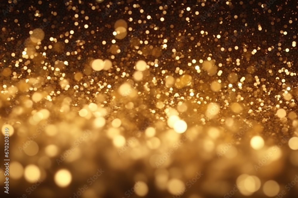 A vibrant gold glitter background with an abundance of sparkling lights. Perfect for adding a touch of glamour and excitement to any project or design. A vibrant gold glitter background with an abundance of sparkling lights. Perfect for adding a touch of glamour and excitement to any project or design.