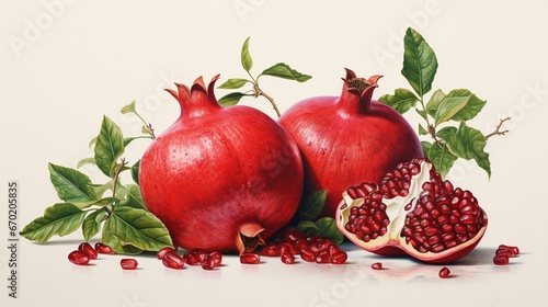 pomegranates and pomegranate